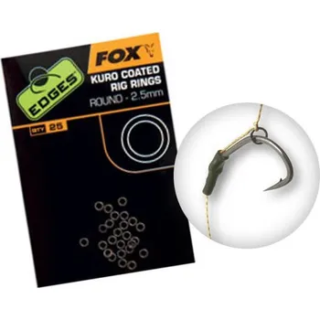 Fox Kroužky Kuro Rig rings round 2,5mm 25ks