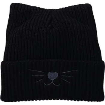 Čepice Pletená čepice s výšivkou PLETEX P362 Barva: Černá