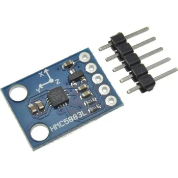 Elektronická stavebnice LaskaKit_cz 3-osý magnetometr a kompas HMC5883L