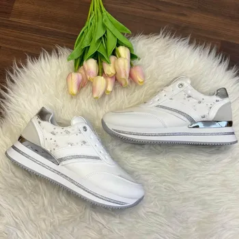 Dámské tenisky Dámské tenisky B408 Silver Velikost: 38