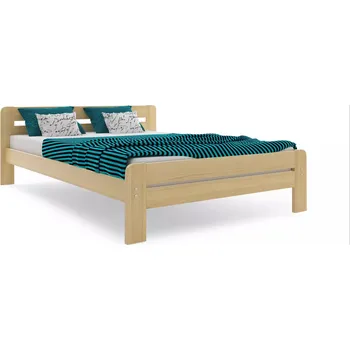 Postel Nábytek PEGAS s.r.o. Postel DALLAS s matrací, 120x200 cm, Přírodní