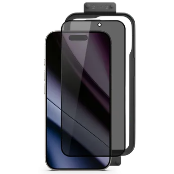 Sklo Epico Privacy 3D iPhone 16 Pro černý okraj