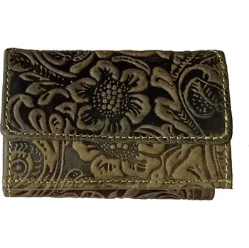 Talacko 787/091 dámská kožená peněženka zelenohnědá