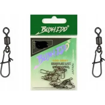 Obratlík s karabinkou Bushido OBRATLÍK + KARABINKA