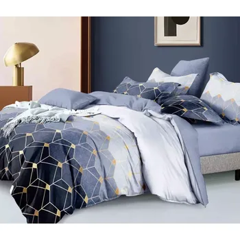 Povlečení NOVINKA 2025 ! EXKLUZIVNÍ POVLEČENÍ TALODE NA FRANCOUZSKOU PŘIKRÝVKU 200x220 / 70x90cm - ATHÉNA GRAY