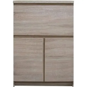 Obývací stěna Skříňka s barem, třídveřová, dub sonoma, PANAMA Typ 12