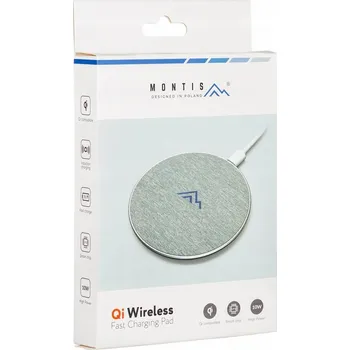 Indukční nabíječka Montis MT007 šedá