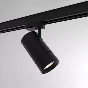 Bodové svítidlo Molto Luce Žárovkový válcový reflektor do třífázové lišty Moove Barva: Černá 222-00163