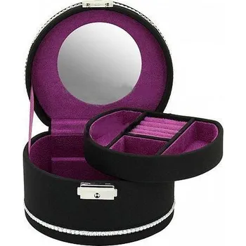 Šperkovnice Luxusní šperkovnice černá s kamínky (Krabička na šperky )