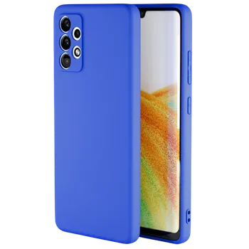 Pouzdro na mobilní telefon Kryt Silk Matt Samsung Galaxy S25 Ultra 5G modrá