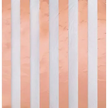 Papírový ubrousek Ubrousky papírové dvouvrstvé "rosegold pruhy" 33x33cm, 16ks