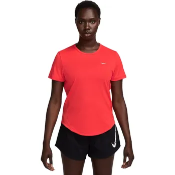Dámské funkční tričko s krátkým rukávem Nike TEMPO DRI-FIT SS TOP W červené HQ0648-696 - S | UK 7 | US 8