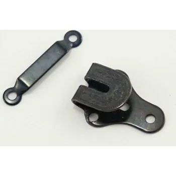 Věšák Kalhotový háček - tmavý nikl - rozměr 2,5 cm x 1,7 cm