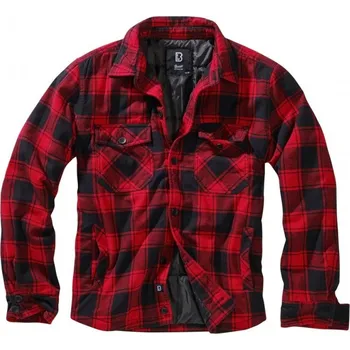 BRANDIT Košile LUMBERJACKET dlouhý rukáv flanel ČERVENO/ČERNÁ L