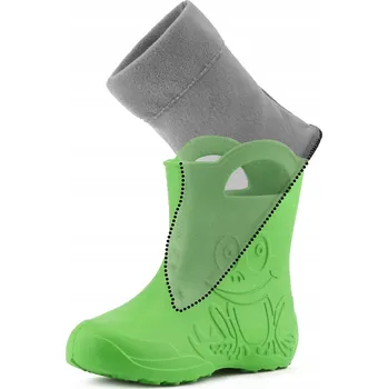 Vložka do bot Zateplovací vložky do dětských holínek, hřejivé ponožky Šedé 28-29