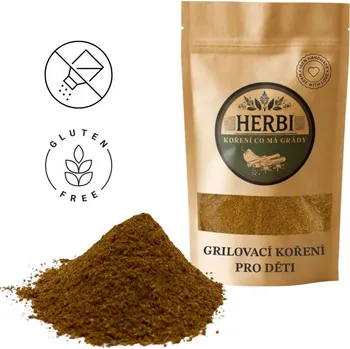 Koření Herbi Grilovací koření pro děti, 100 g – jemná směs bez pálivosti