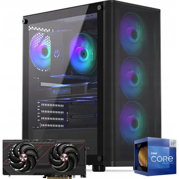 Stolní počítač Počítač pro hráče Radeon 7800 XT Intel I9 32 GB 1TB HERNÍ PC
