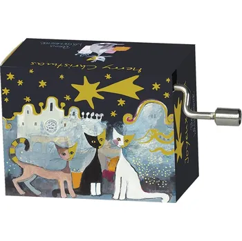 Hrací strojek Hrací strojek Rosina Wachtmeister Natale alla Rocca - Tichá noc (hrací strojek kočka, s kočkou)