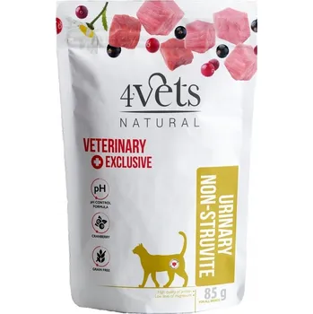 Krmivo pro kočku 4Vets Natural Urinary Non-struvite veterinární mokré krmivo pro kočky 85 g
