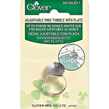 Clover Náprstek kov lehce sedí uni velikost