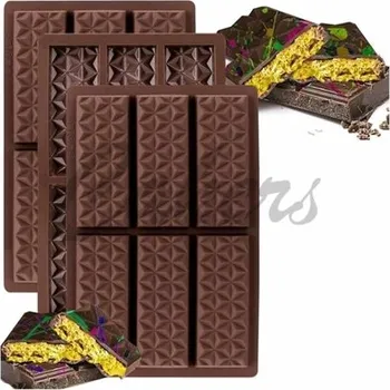 Silikonová forma na Dubajskou čokoládu - 6 malých čokolád