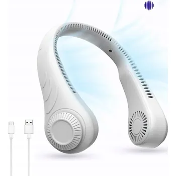 Domácí ventilátor Mini ventilátor Kinscoter Přenosný chladicí klimatizátor, bílý