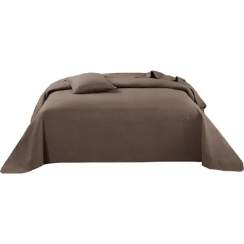 Přehoz na lůžko Přehoz Spod Igły i Nitki polyester 75 cm x 150 cm hnědý