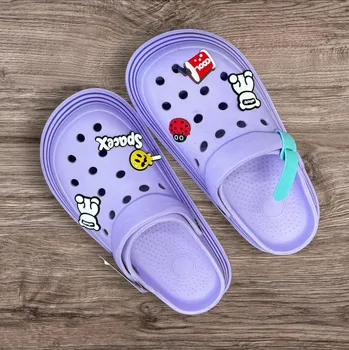 Dámské pantofle Gumové nazouváky Barva: Fialová, Velikost: 37