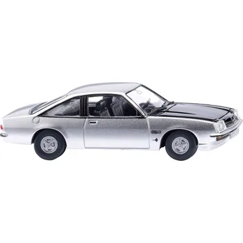 Modelová železnice Wiking 023403 H0 model osobního automobilu Opel Manta B GT/E, stříbrná metalická