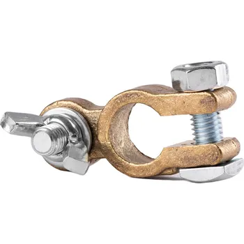 Autobaterie Svorky na autobaterii mosazné Motýl 600AMP sada 2ks