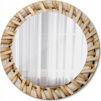 Zrcadlo Moderní Zrcadlo Kulaté Pletené 60cm