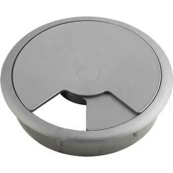 kabelová chránička Interex PVC kabelová průchodka 80 mm / Stříbrná