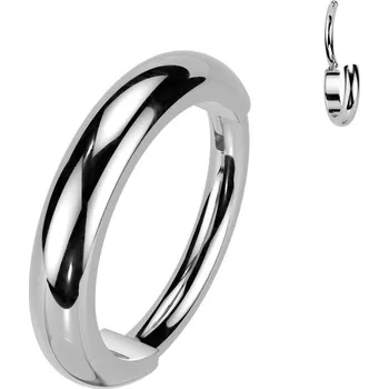 Piercing Šperky4U Segment kruh - helix / cartilage / tragus piercing TITAN - TIT1515-1010