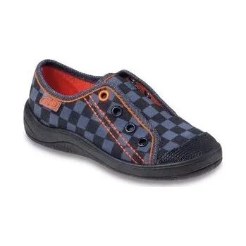 Chlapecké tenisky 107X075 25 - chlapecké tenisky BEFADO, šachovnice S 107X075_29