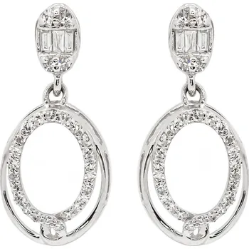 Náušnice Náušnice z bílého zlata s diamanty CE4869W