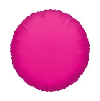 Balónek Kruh - fuchsiový 18"/46cm fóliový balónek