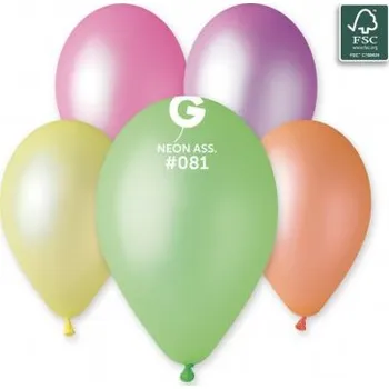 Balónek Balónek 33cm/13" NEON mix (50ks/bal)