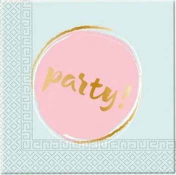 Papírový ubrousek Ubrousky papírové EKO - Elegantní Party 33x33 cm / 20 ks