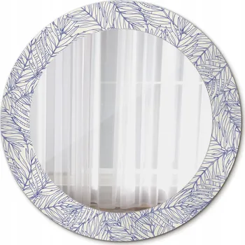 Zrcadlo Kulaté Zrcadlo s konturou tropické palmy, 60 cm