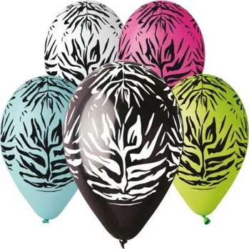Balónek Balónek pastel 30 cm tygr potisk (100ks/bal)