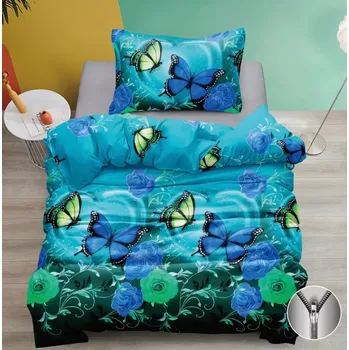 Povlečení NOVINKA 2025 ! LUXUSNÍ BAVLNĚNÉ POVLEČENÍ KOUZELNÍ MOTÝLCI 140x200/70x90cm