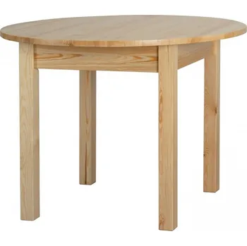 Jídelní stůl Doktor Jídelní stůl kulatý Haiti Zvolte odstín: Přírodní lakovaná borovice
