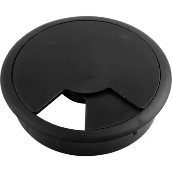 kabelová chránička Interex PVC kabelová průchodka 80 mm / Černá