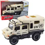 LEAN Toys Šedá zvuková kontrolka otevírání dveří policie pro terénní vozidla