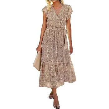 Dámské šaty Dámské šaty SEVETAT béžové vel. L