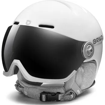 BRIKO BLENDA VISOR vel.: M Matt White, vel. cm: 55 - 58