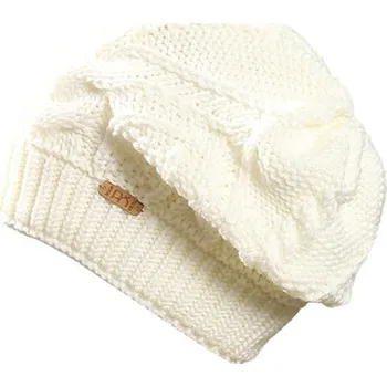 Čepice Dvojitá pletená čepice PLETEX L480 Barva: Smetanová