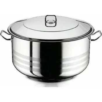 Hrnec Hrnec s poklicí ARIAN 18,5 L nerez (vysoce kvalitní nerezový hrnec ARIAN 18,5 L s poklicí – ideální pro velké vaření doma)