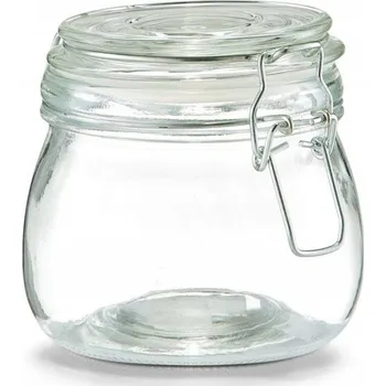 Dóza na potraviny ZELLER SKLENĚNÁ NÁDOBA NA POTRAVINY S YPKÉ POTRAVINY WECK 0,5