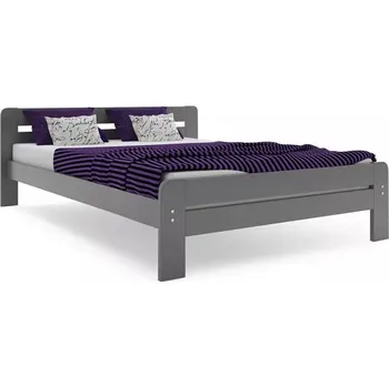 Postel Nábytek PEGAS s.r.o. Postel DALLAS bez matrace, 120x200 cm, Grafit